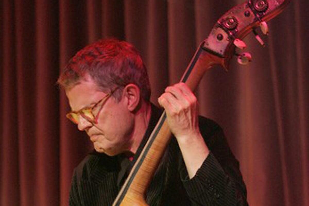 Charlie Haden onstage at the Grammy Museum in 2009