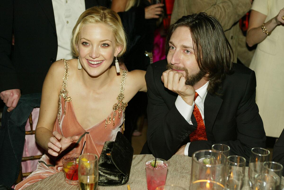 Kate Hudson and Chris Robinson at a party in 2003.
