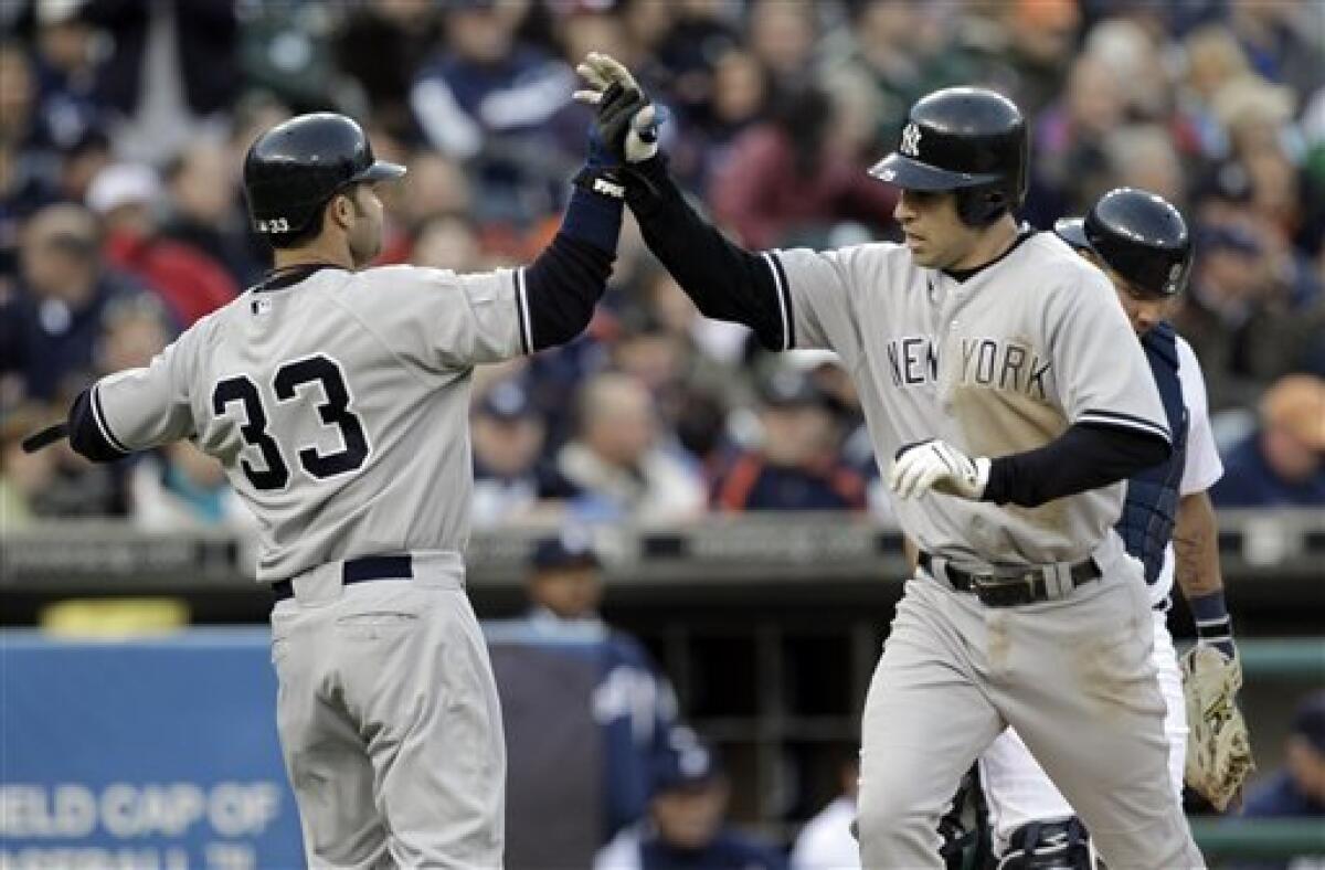 Ex-Yankees help Tigers beat New York 5-4 - The San Diego Union-Tribune