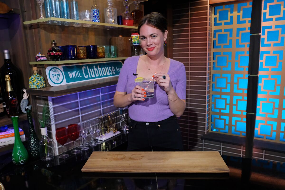 Chef Alison Roman appears on "Watch What Happens Live With Andy Cohen" in 2019.