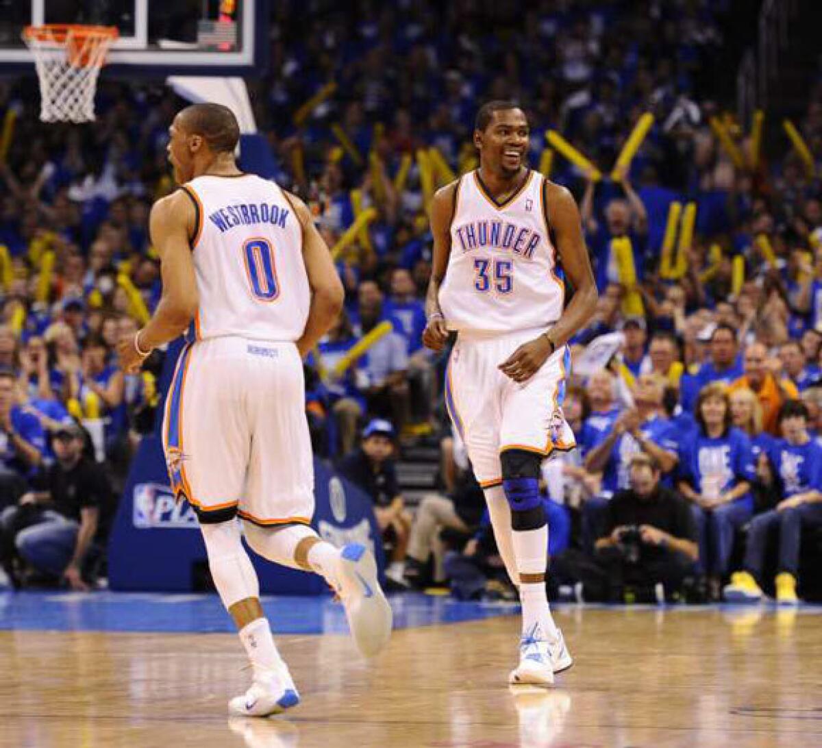 Can Russell Westbrook and Kevin Durant lead Oklahoma City past San Antonio?