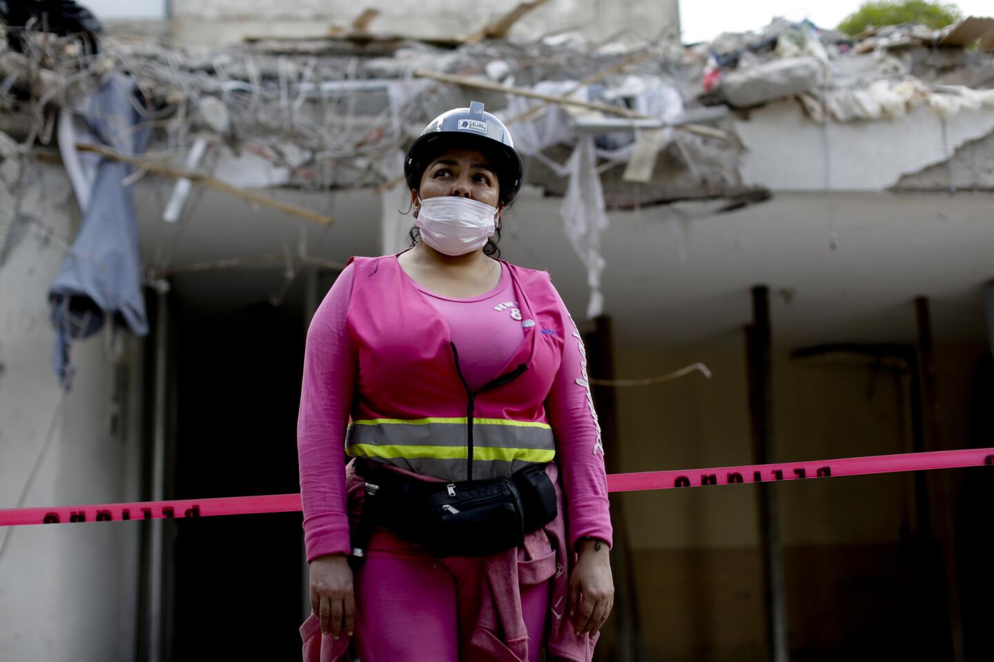 Mexicanas en el sismo