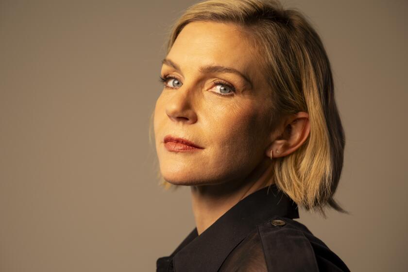 El Segundo, CA - July 24, 2026: Rhea Seehorn, the star of acclaimed sci-fi series "Pluribus" in El Segundo, CA on Friday, July 24, 2026. (Ian Spanier / For The Times)