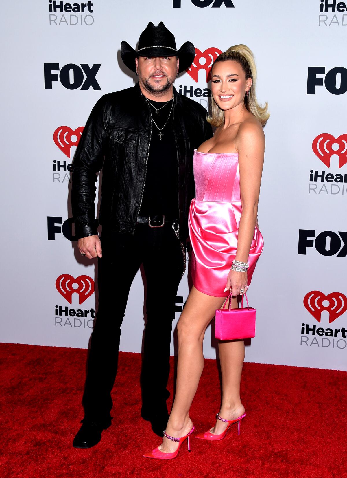 Jason Aldean and wife Brittany Kerr.