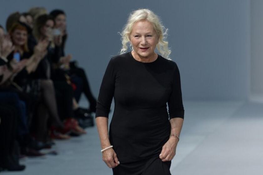 French fashion designer and director Agnes B.