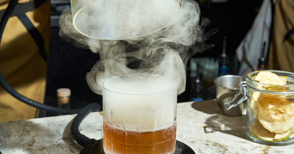 This new, smoky $26 cocktail is made with a gravity bong. Yes, really