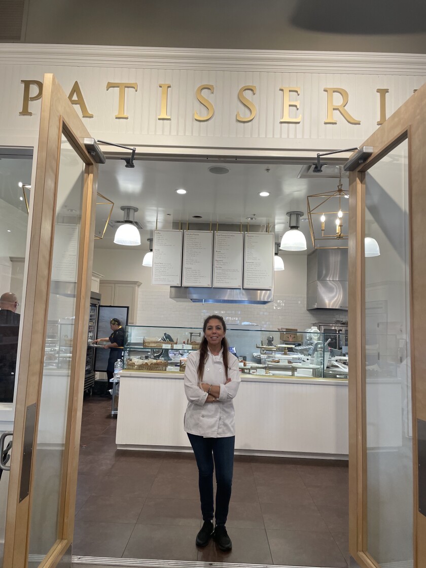Annie Benaroch, owner of Parisien Gourmandises, will present a "Festival of Lights" during La Jolla's Holiday Festival.