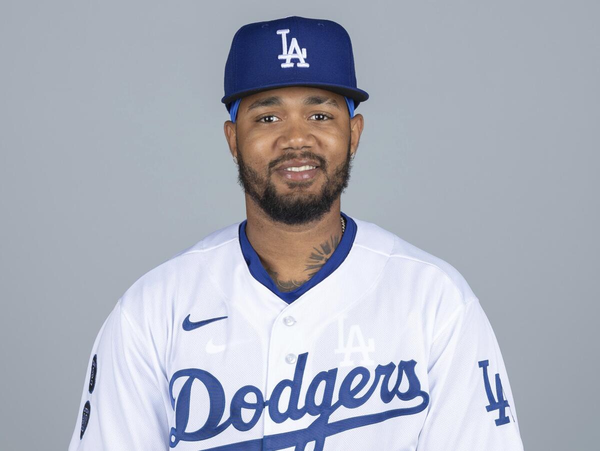 This is a 2021 photo of Dennis Santana of the Los Angeles Dodgers 