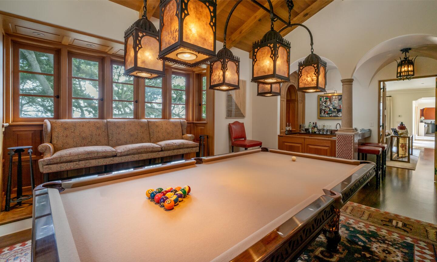 The billiards room.