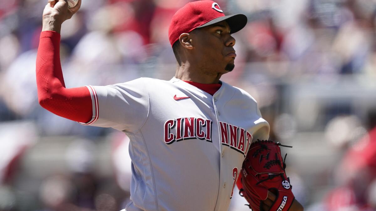 Reds pitcher Hunter Greene breaks MLB record for 100 mph pitches