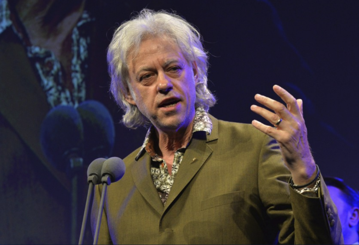 En esta foto del 21 de mayo de 2015, Bob Geldof en la 60ta ceremonia de los Premios Ivor Novello, en Londres.