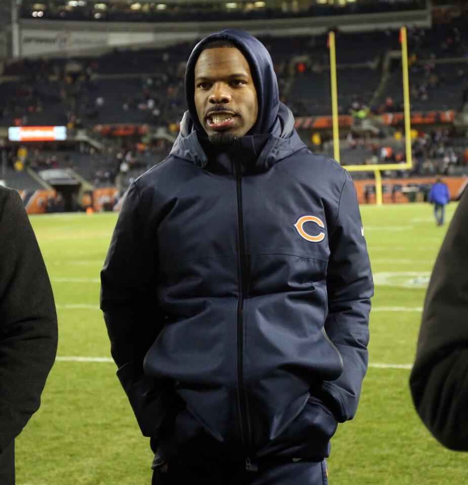 Bears wide receiver Kevin White leaves the field Jan. 6, 2019, after the team's playoff loss to the Eagles at Soldier Field.