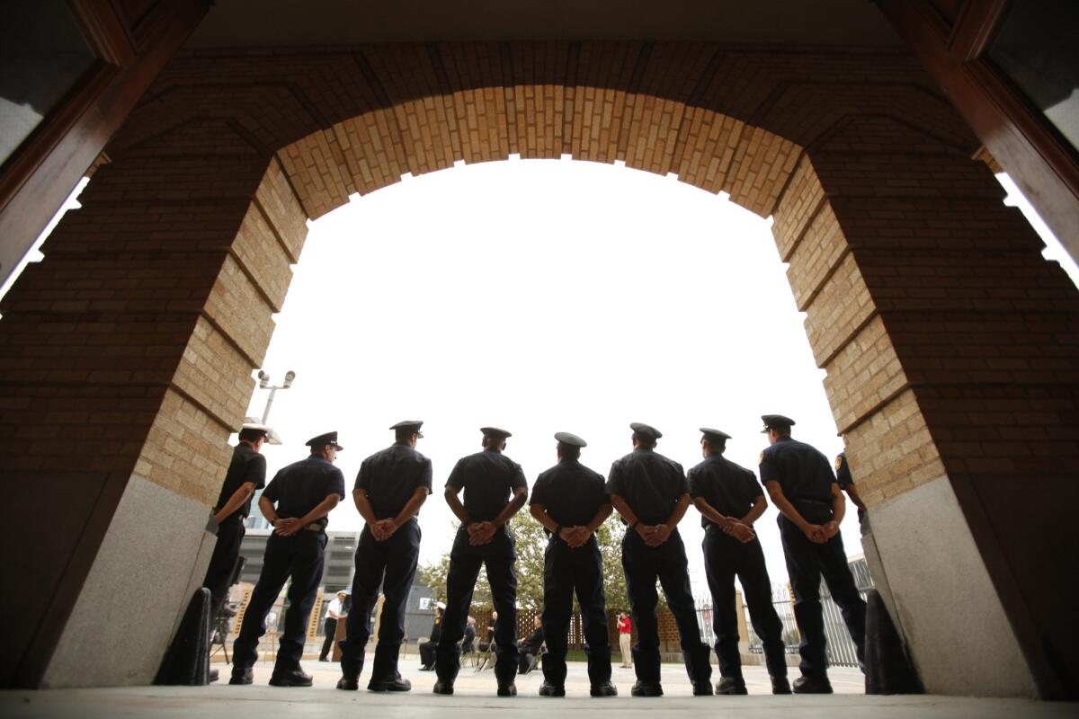 The numbers of new LAFD recruits show small progress toward the mayor's goal of introducing more women and minorities at the department.