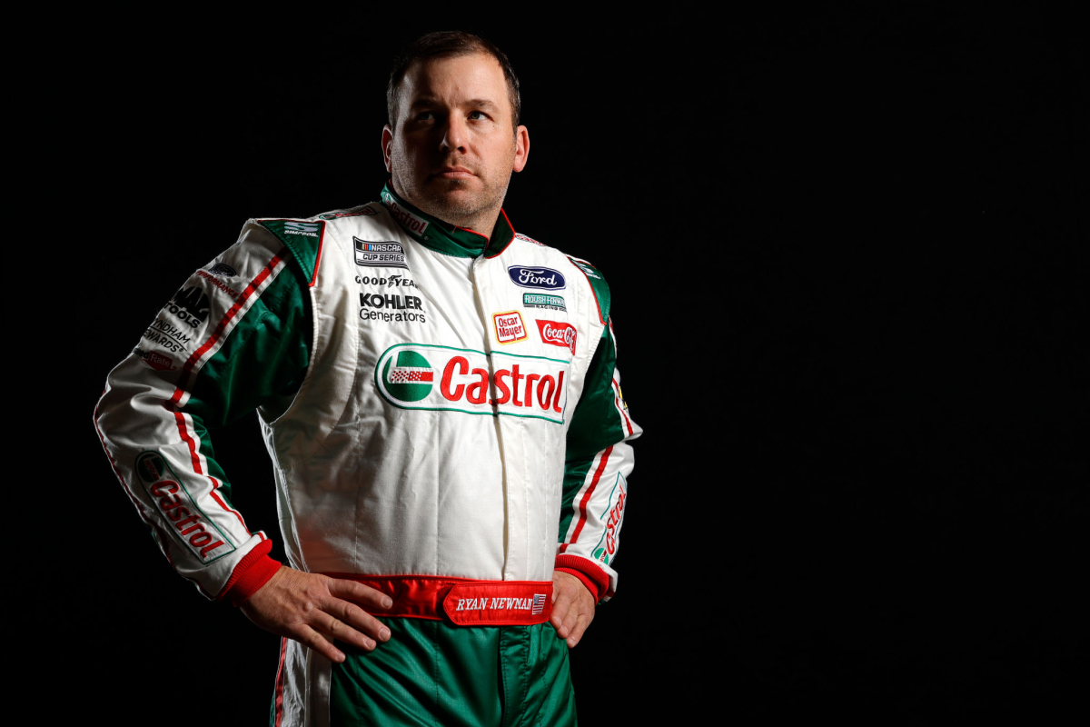 NASCAR driver Ryan Newman poses for a photo.