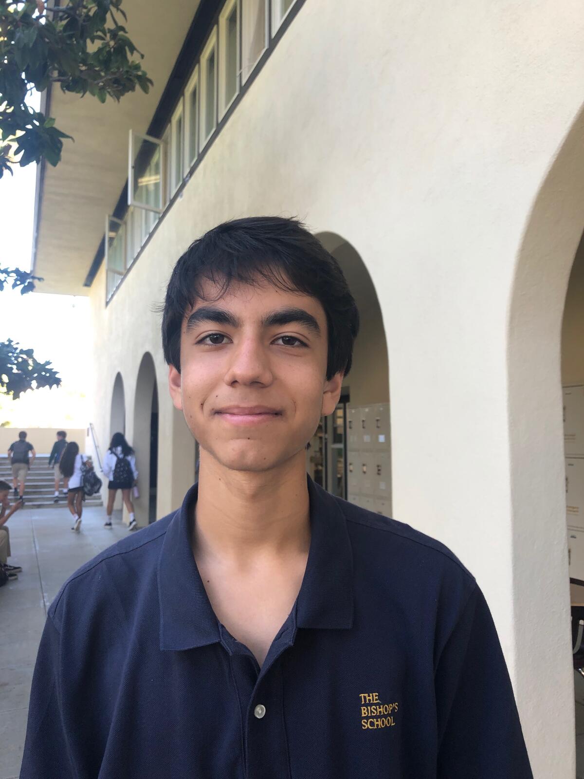 The Bishop's School student Kian Tayebi is a co-founder of Creative Sanctuary.