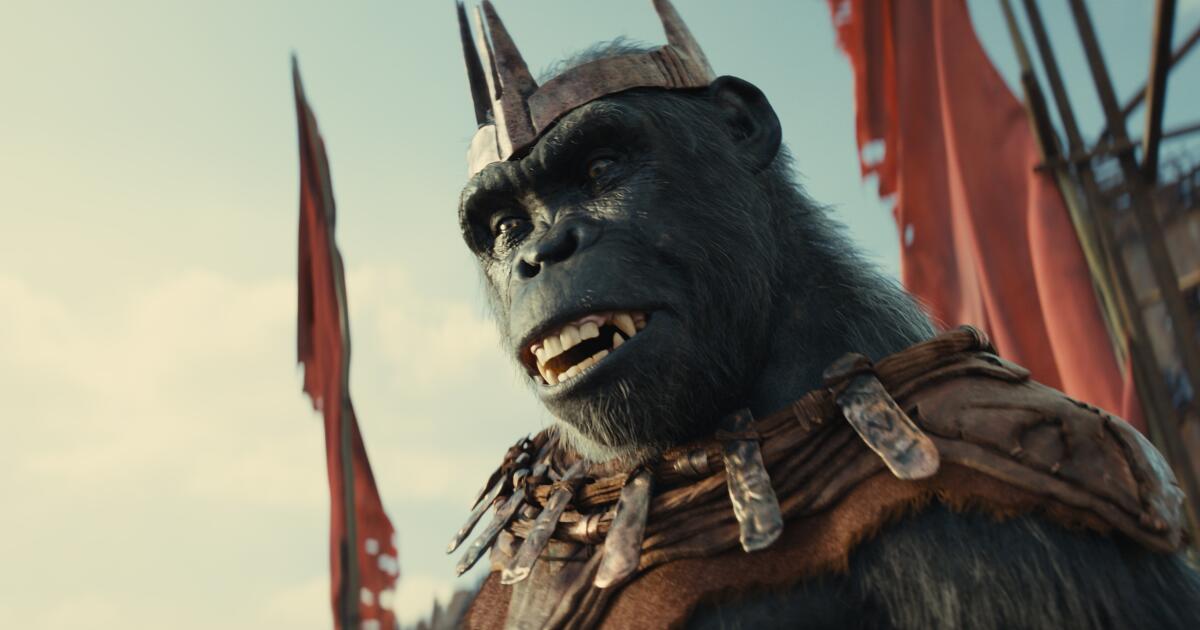 'Kingdom of Planet of the Apes' climbs to top of box office