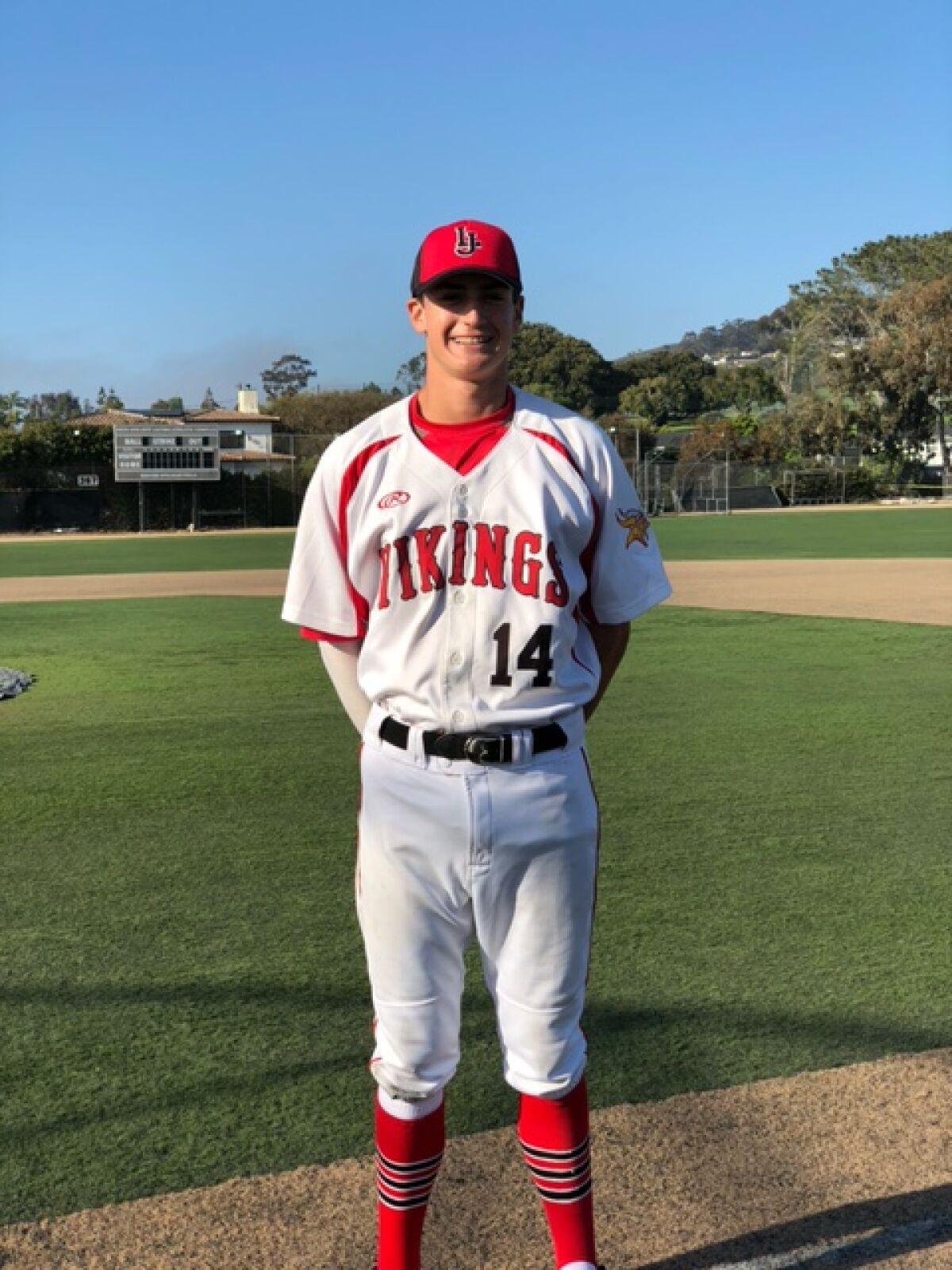 Gavin Graff has long been friends with many of the players who are on La Jolla High's varsity baseball team with him today.