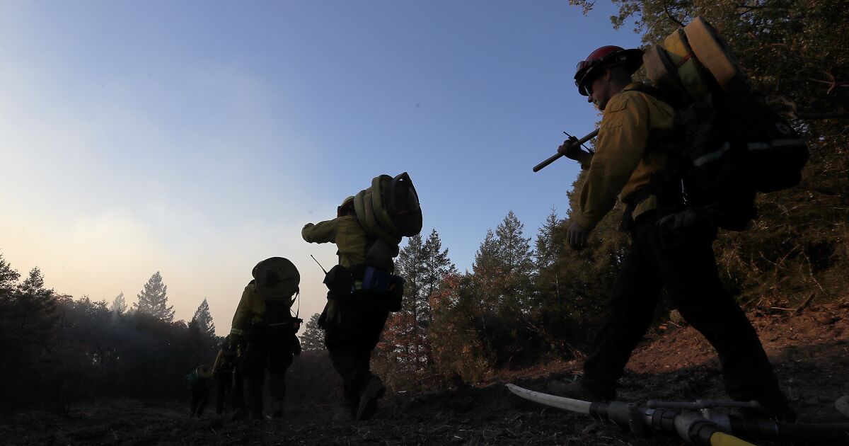 Fire to ice in wine country: Kincade fire containment grows, just in time for a frost