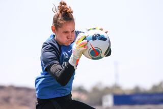 Angel City FC goalkeeper DiDi Haracic.