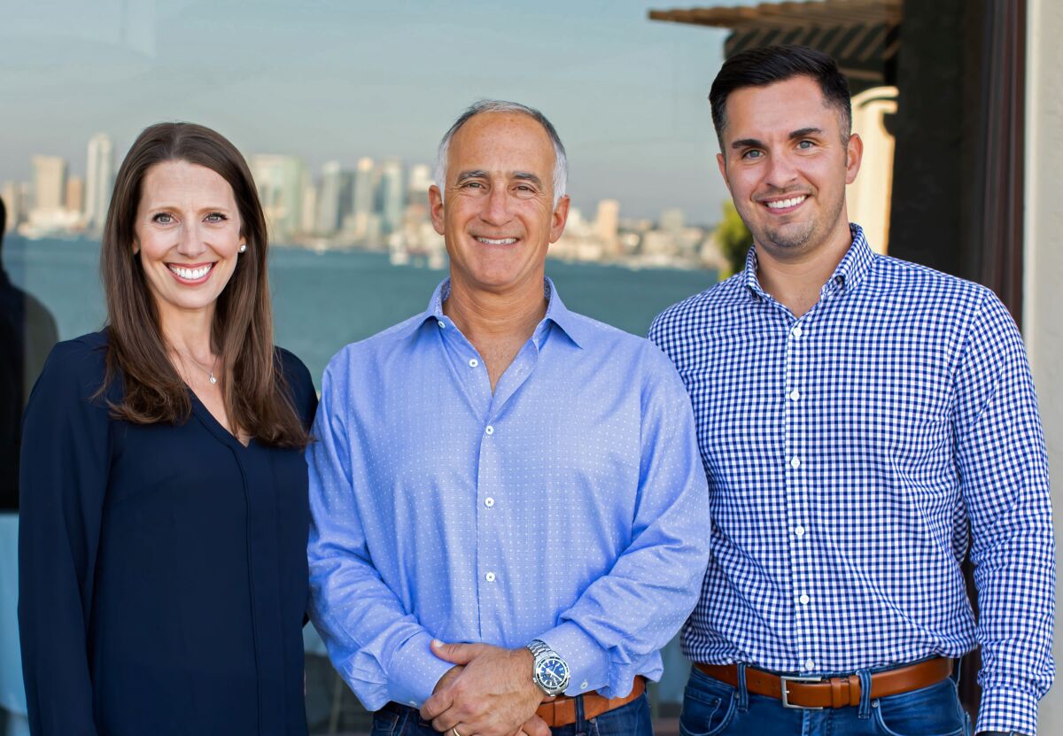 La Jolla Dentistry partners Dr. Ashley Olson and Dr. Joseph D’Angelo with new partner Dr. Ryan Hoffman. La Jolla Dentistry is located at 1111 Torrey Pines Road, Suite 101, La Jolla. (858) 459-6224. joethedentist.com