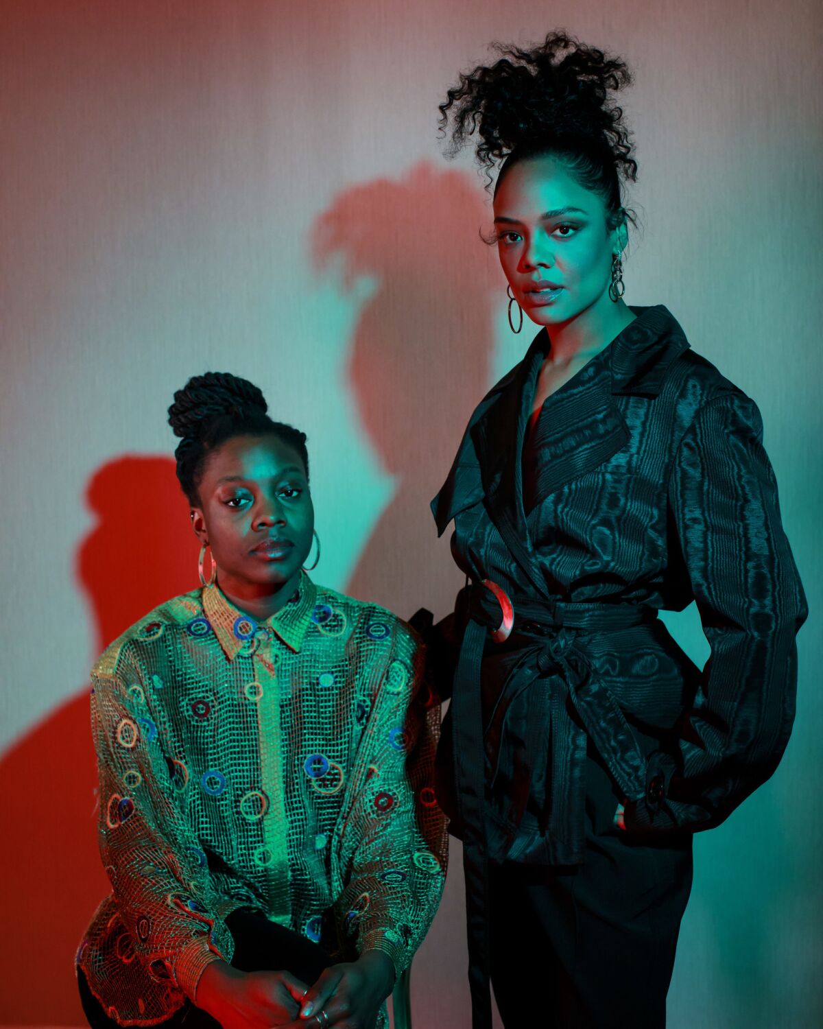 Director Nia DaCosta and Tessa Thompson first met at the Sundance Director's Lab.