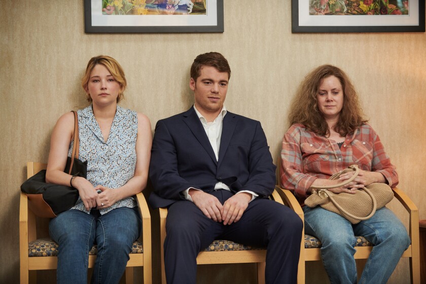 Haley Bennett, Gabriel Basso and Amy Adams in "Hillbilly Elegy."