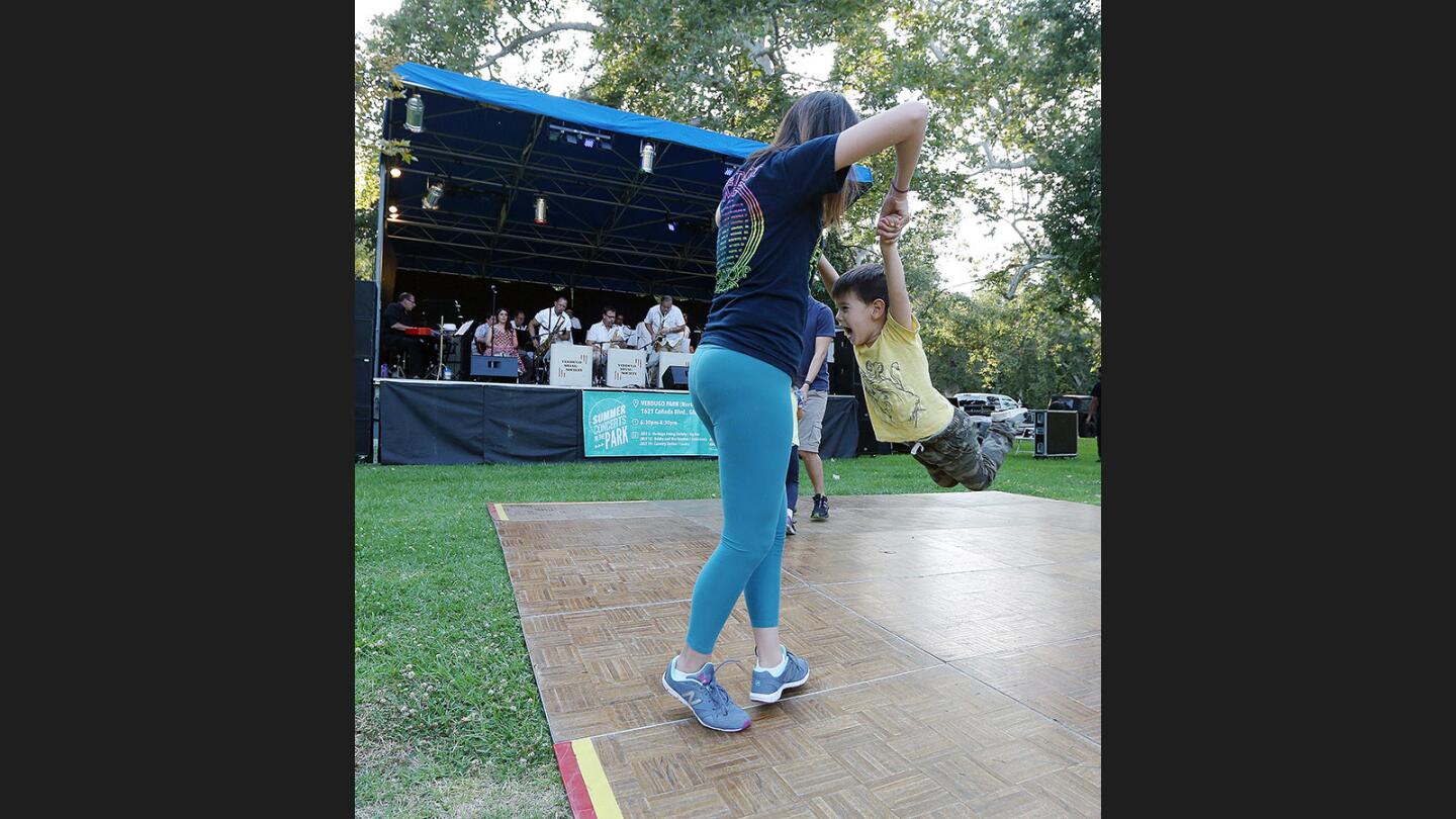 Photo Gallery: Verdugo Swing Bands performs first in the Summer Concerts in the Park series at Verdugo Park