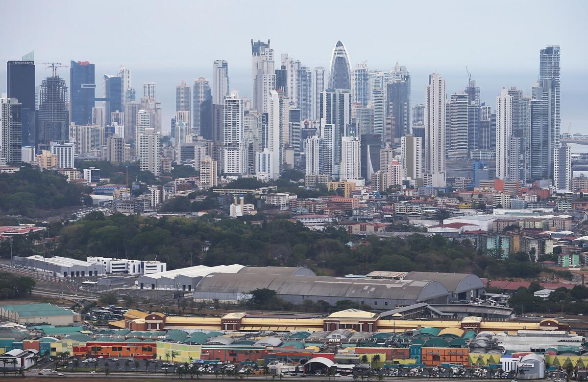 The Panama City skyline Thursday. The city is home to Mossack Fonseca, the law firm at the center of the Panama Papers scandal.