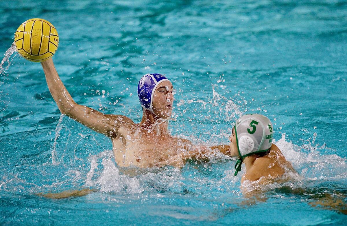 Owen Grant shoots for one of his 12 goals in Palisades’ 23-10 victory over Granada Hills.