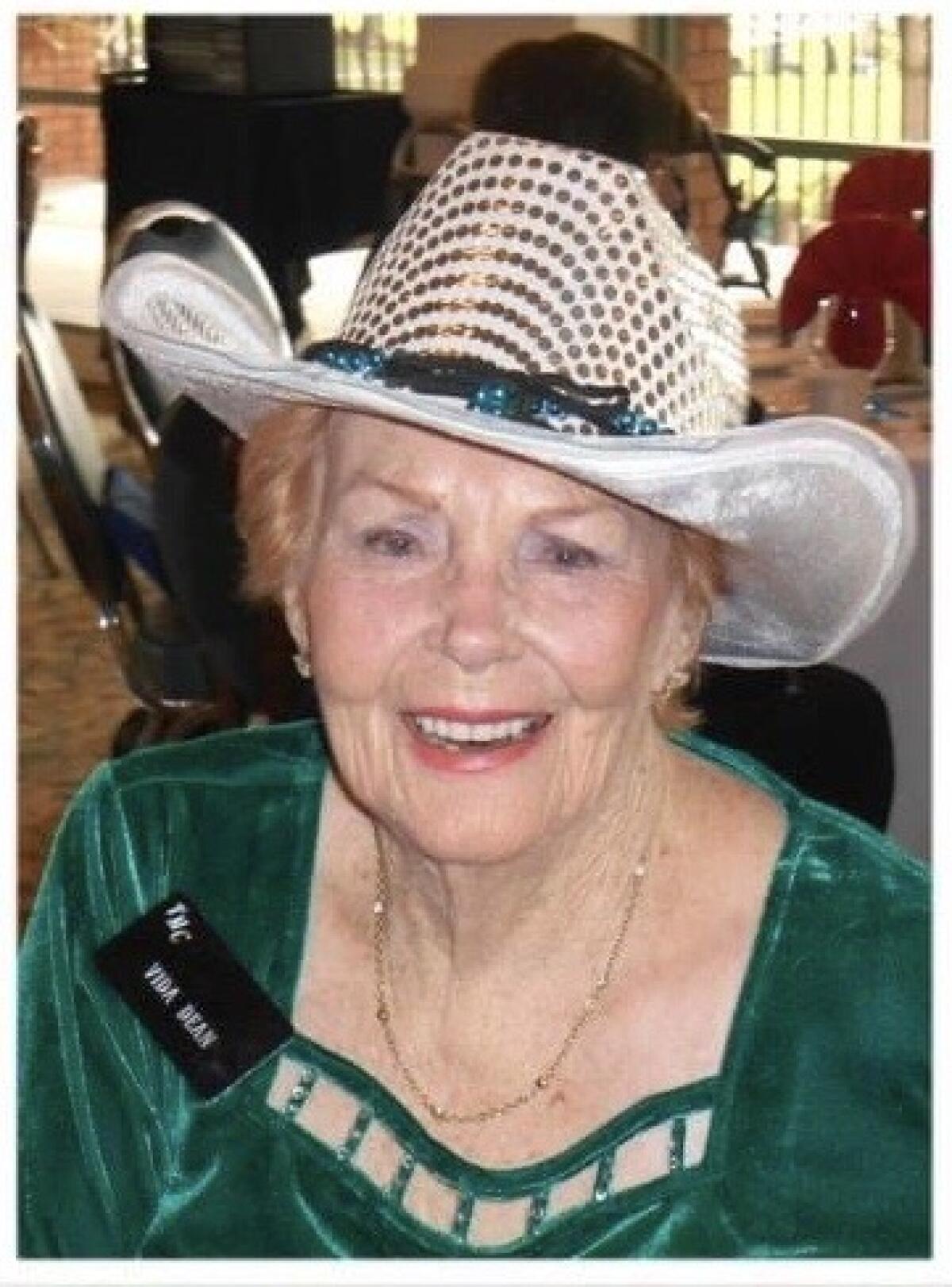 Vida Dean in an undated picture from 2016. Dean died at her Newport Beach home on Dec. 3, 2021.
