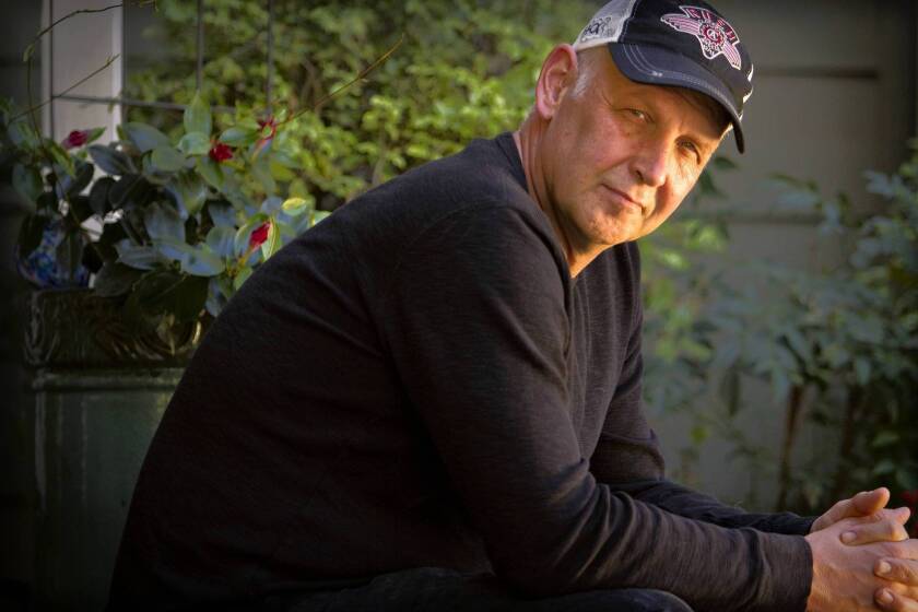 Character actor Nick Searcy at his home in Barbank.
