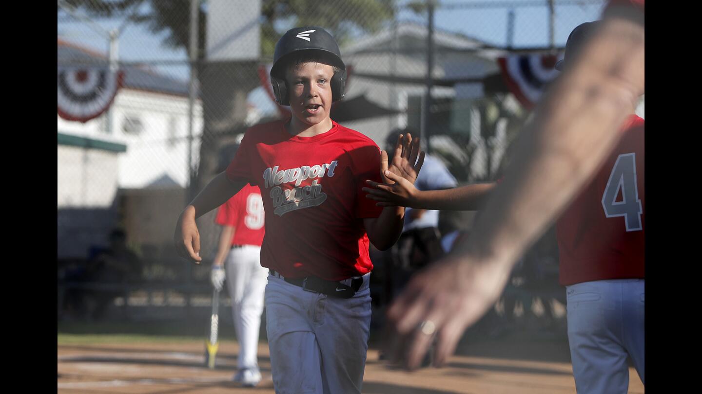 Photo Gallery: Newport Beach Baseball Assn. 11-and-under Grey B team