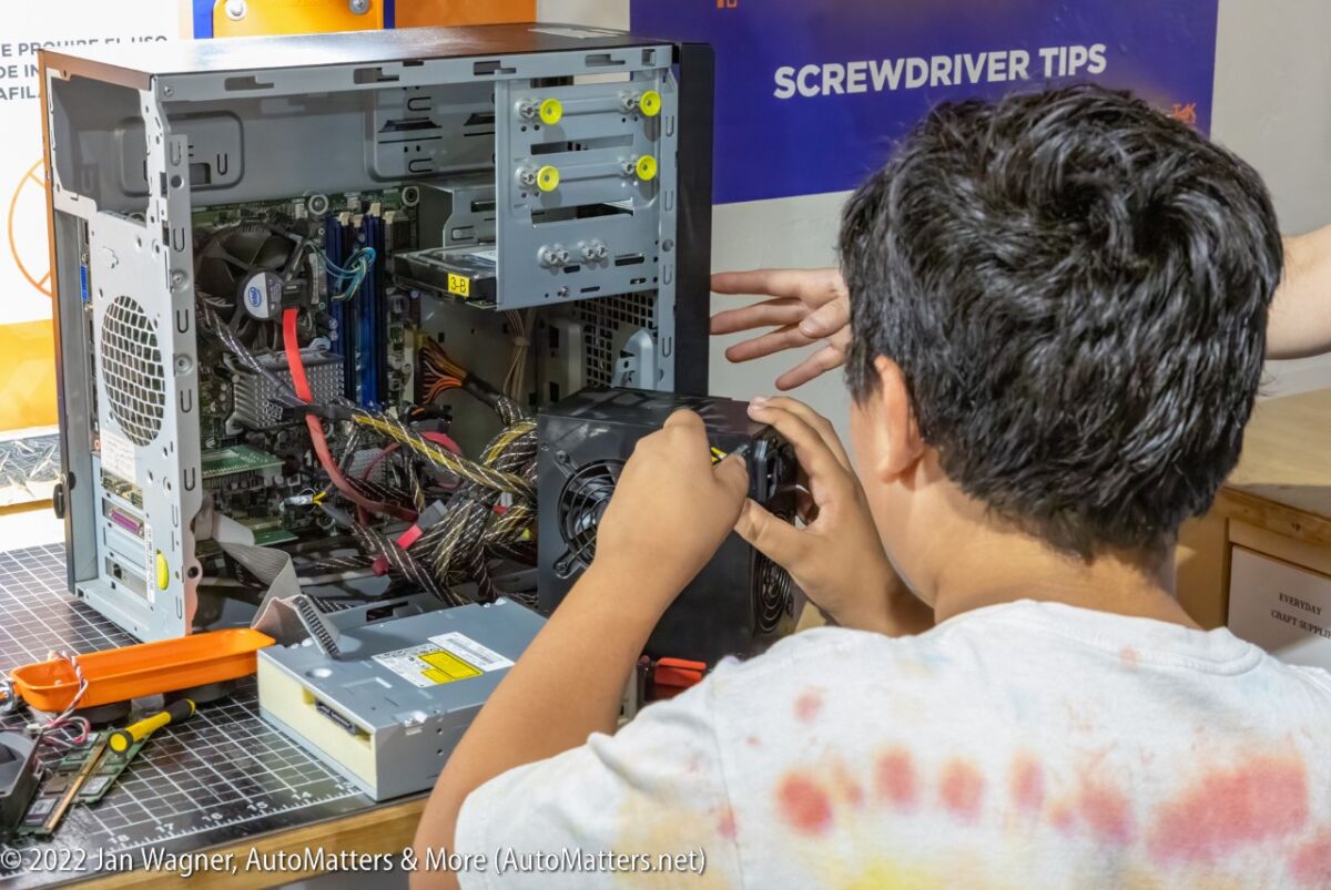 Taking a computer apart