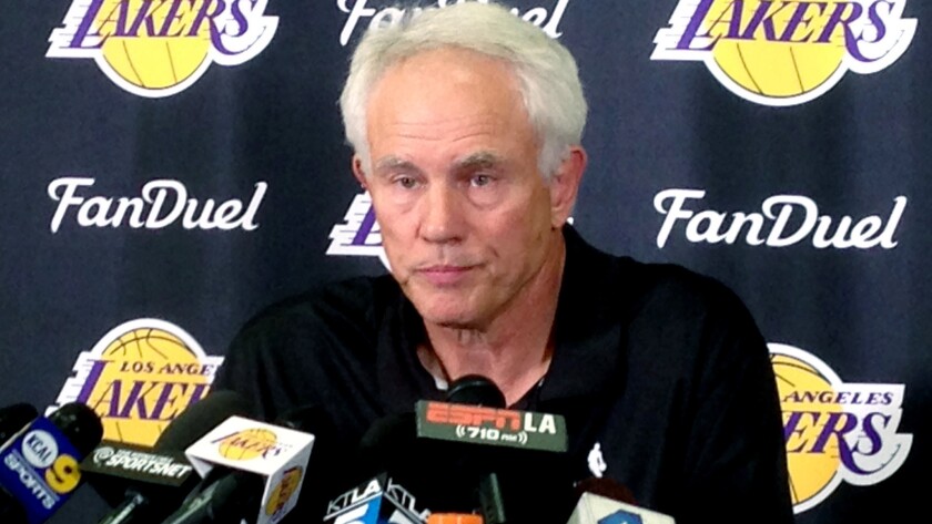 Lakers General Manager Mitch Kupchak in April.