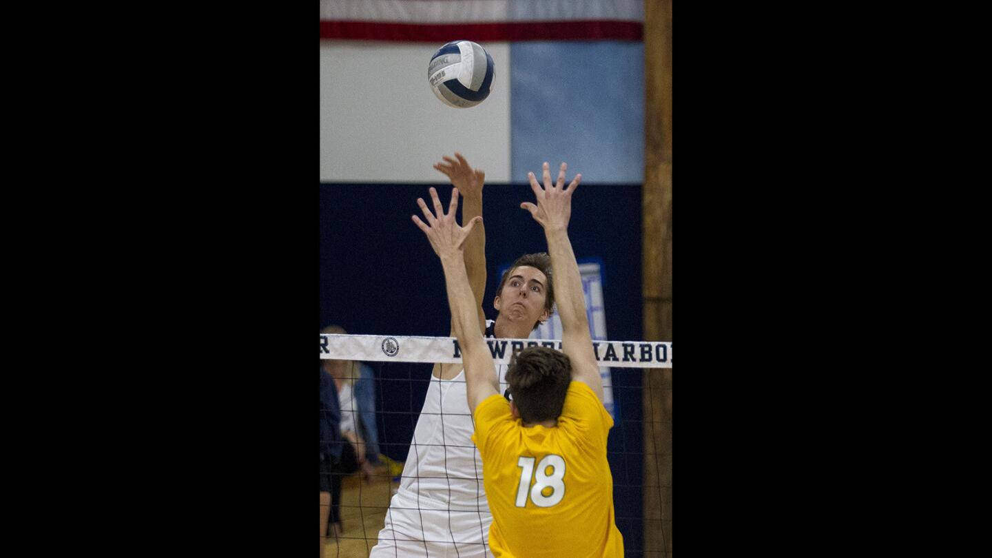 Photo Gallery: Newport Harbor vs. Mira Costa boys' volleyball CIF Southern Section Division 1 playoff game