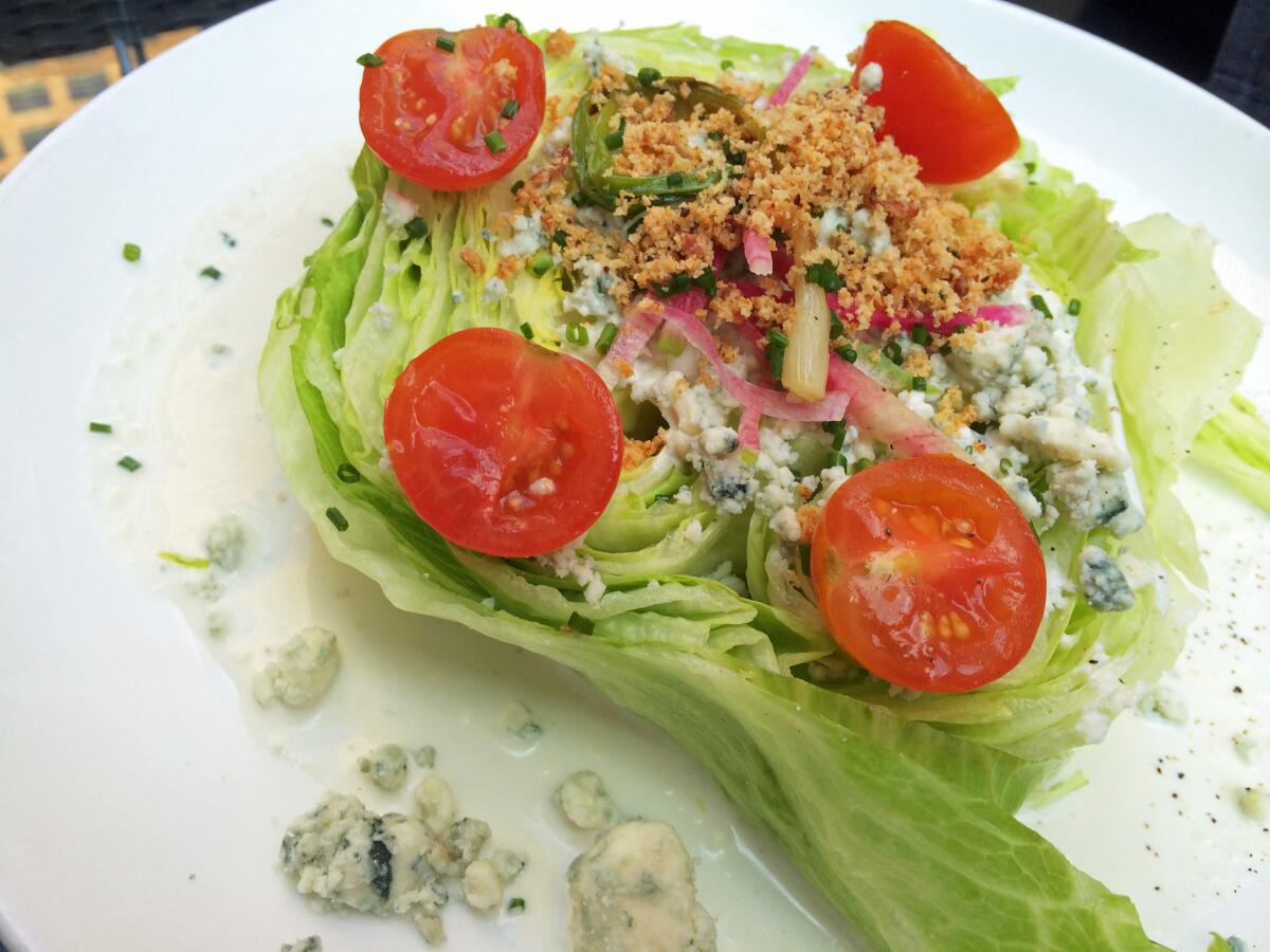 The Betty Francis-inspired wedge salad at Nick + Stef's.
