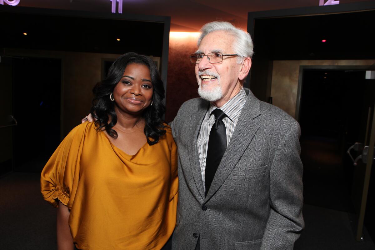Actress Octavia Spencer and Rabbi Allen Freehling in 2012.