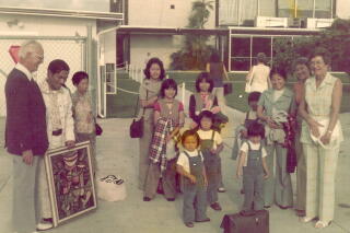 Tony Lam with his family in 1975.