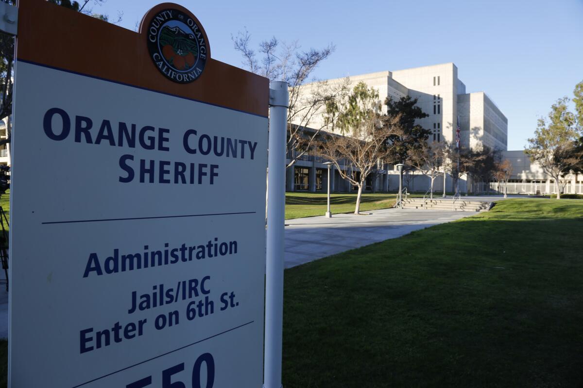 A 28-year-old Orange County sheriff’s deputy has pleaded not guilty to three felony charges in the attack of his girlfriend last month. 