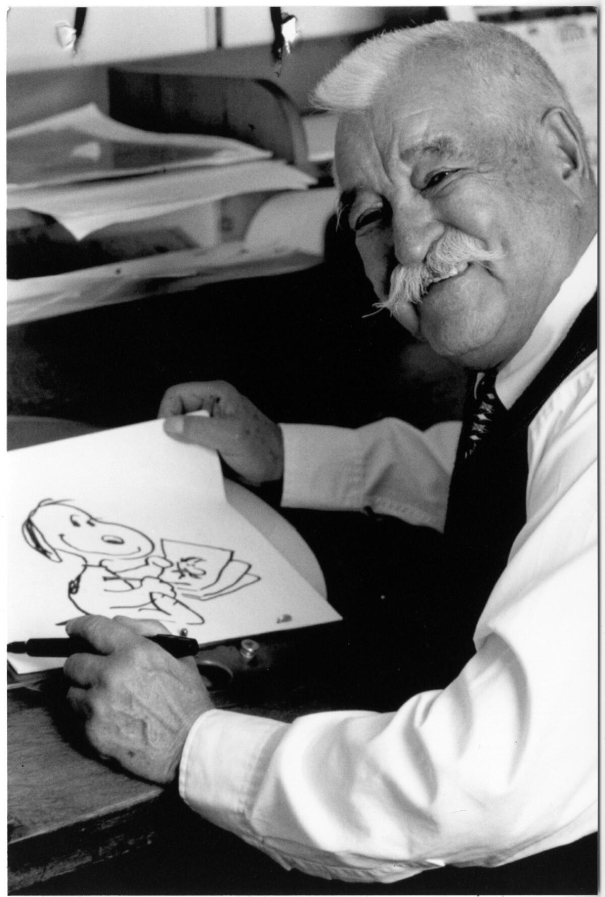 Bill Melendez was an animator for nearly 70 years, working on Disney's "Fantasia" and Warner Bros.' "Merrie Melodies" before opening his animation studio, which produced more than 70 "Peanuts" specials and films.