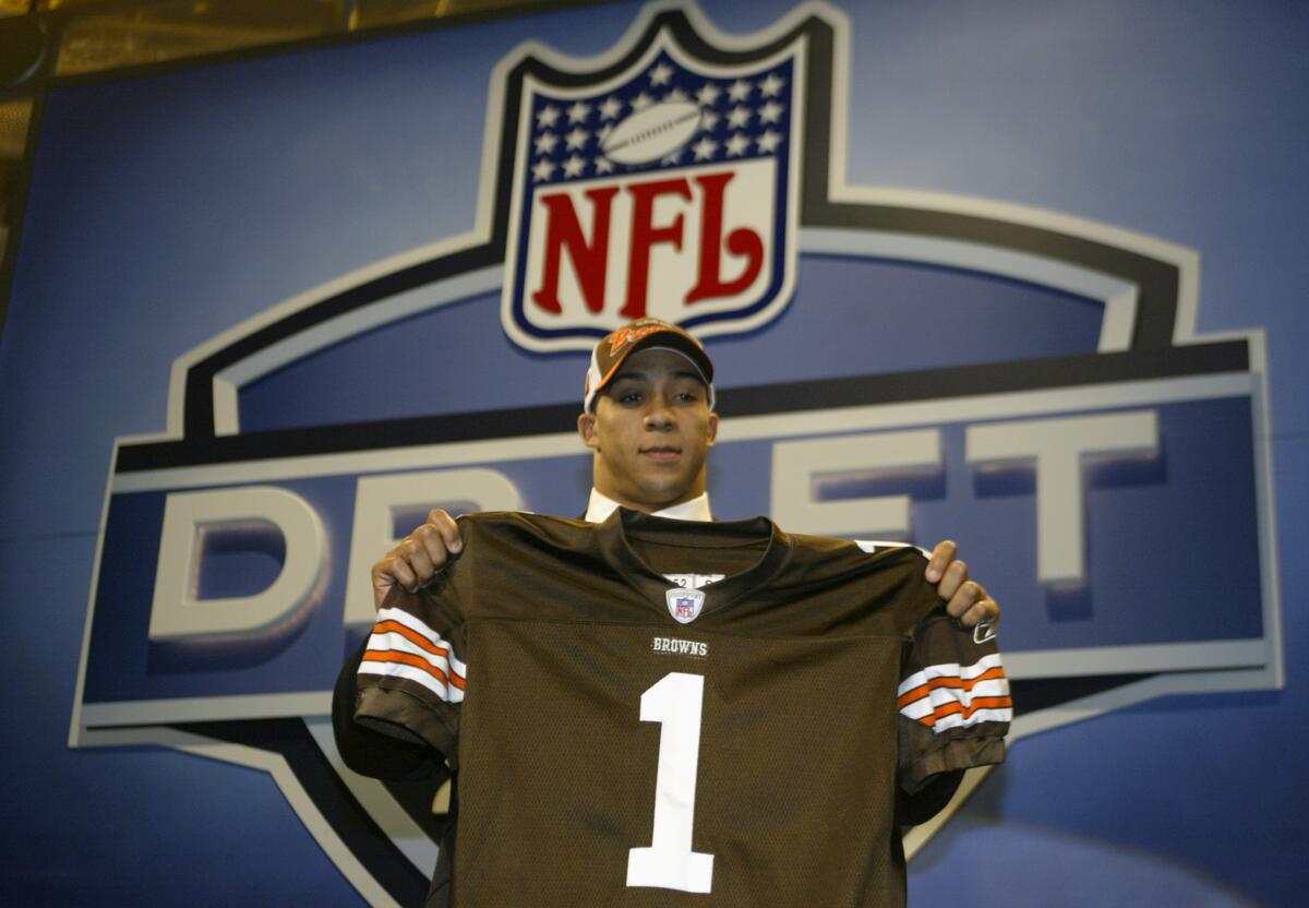 Tight end Kellen Winslow Jr. on 2004 NFL draft day