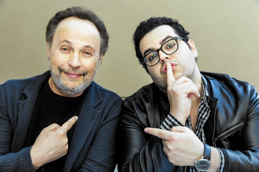Billy Crystal and Josh Gad are onscreen antagonists in FX's "The Comedians," but are an offscreen mutual admiration society.