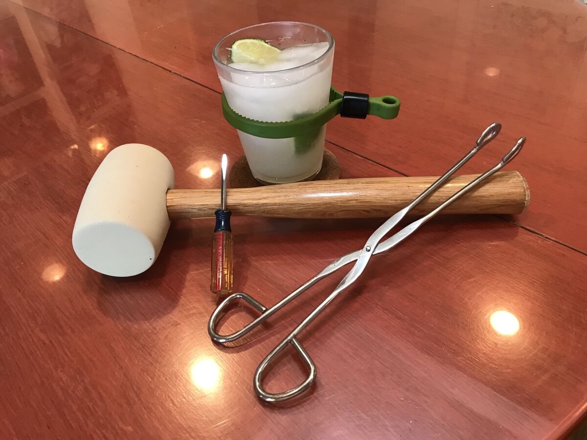 Inga has made good use of these tools in her kitchen — just not the uses for which they were originally intended.