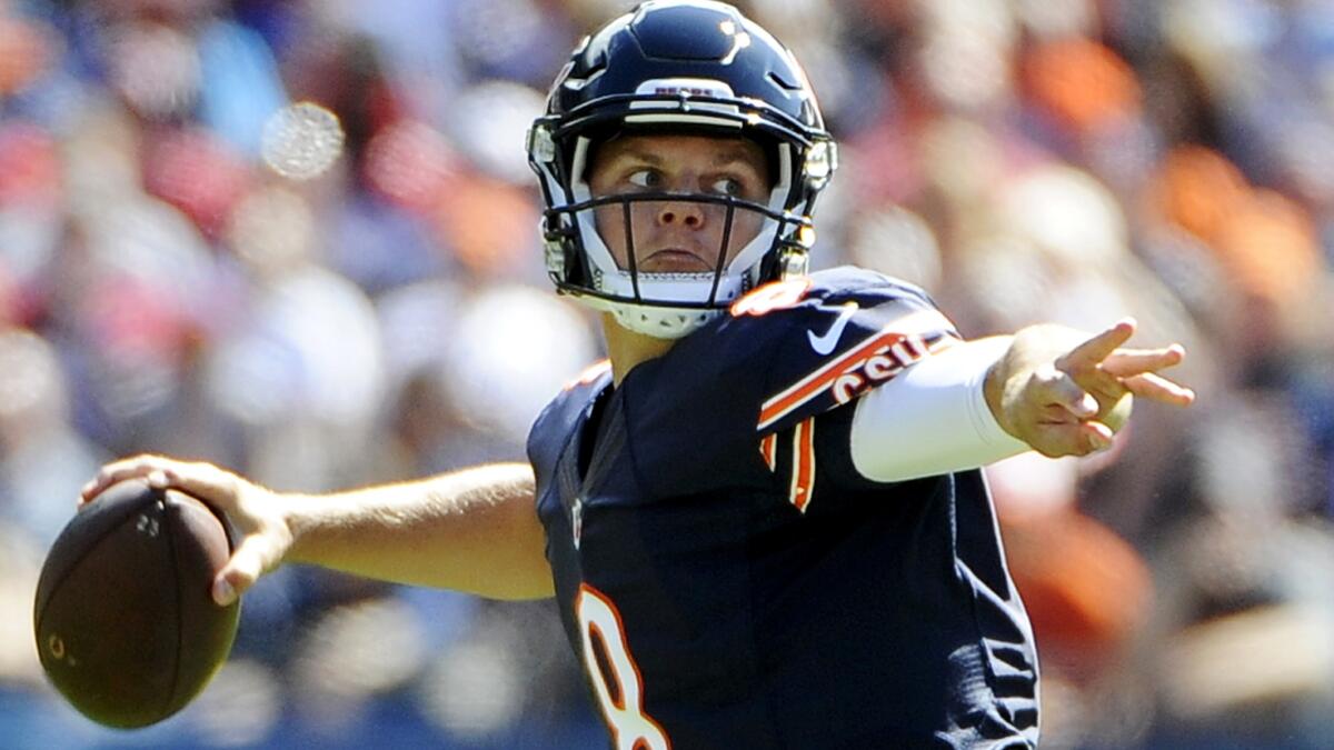 Reserve quarterback Jimmy Clausen has yet to be named the starter for the Bears, who play the Seahawks on Sunday in Seattle.