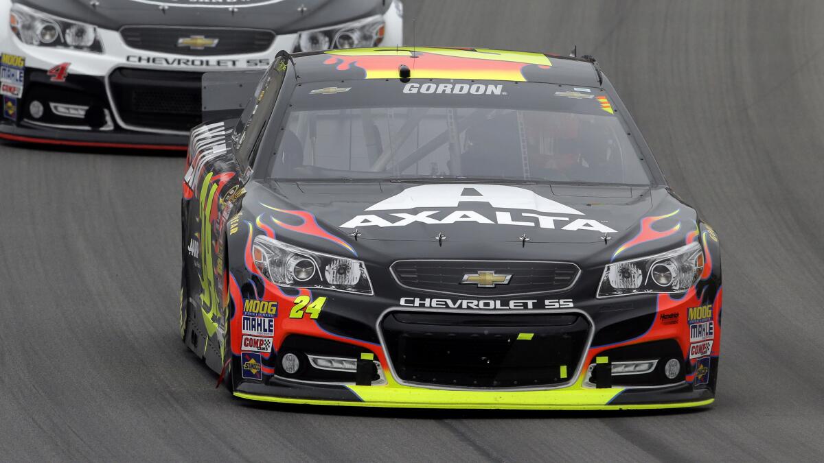 Jeff Gordon earned his third win of the season during Sunday's NASCAR Sprint Cup race at Michigan International Speedway.