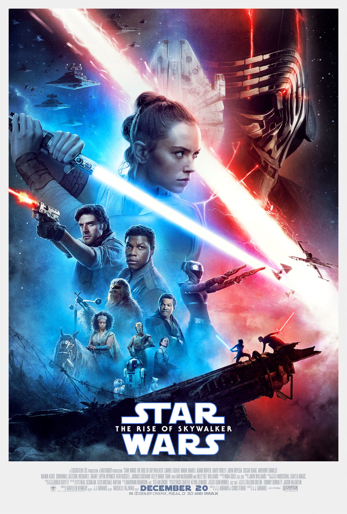 The poster for “STAR WARS: The Rise of Skywalker”