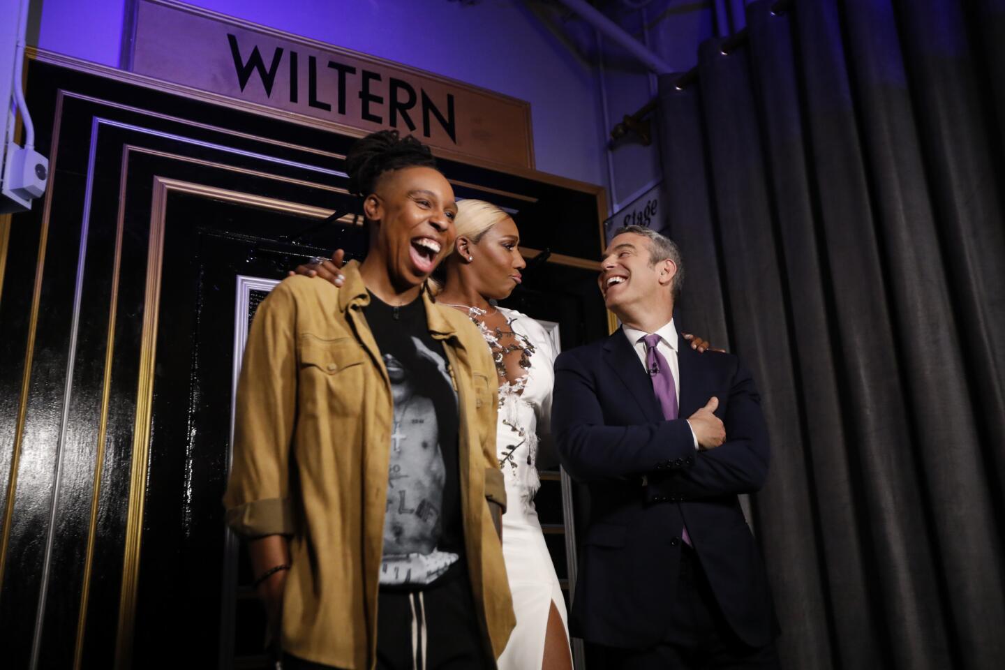 Fans jam a brief L.A. visit by Andy Cohen’s tipsy talk show
