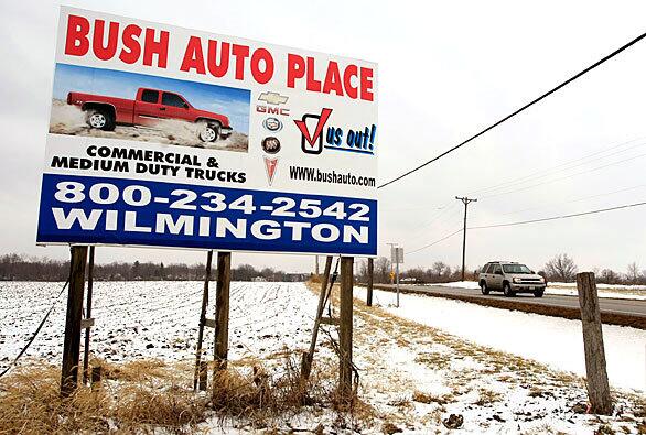 At Bush Auto Place in Wilmington, Ohio, sales were down 20% in 2008. The owner has laid off employees, reduced his inventory of General Motors products and cut back on advertising. And yet, he said, we are hanging in.