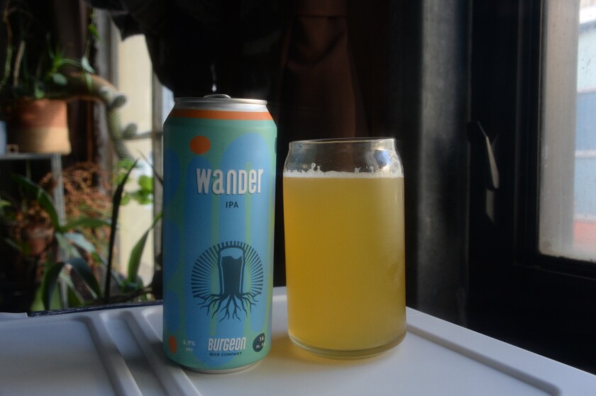 Wander, a West Coast IPA from Burgeon Brewing Company
