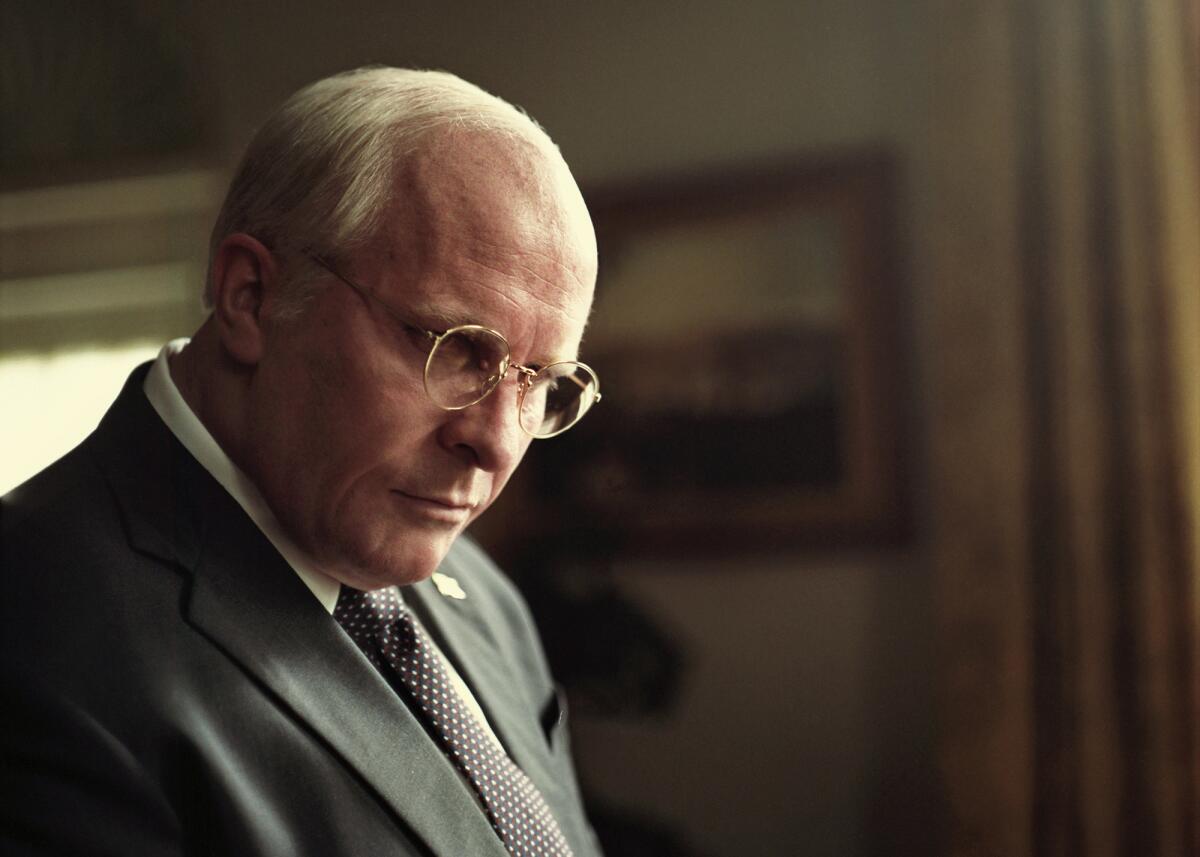 Christian Bale as Dick Cheney in "Vice."